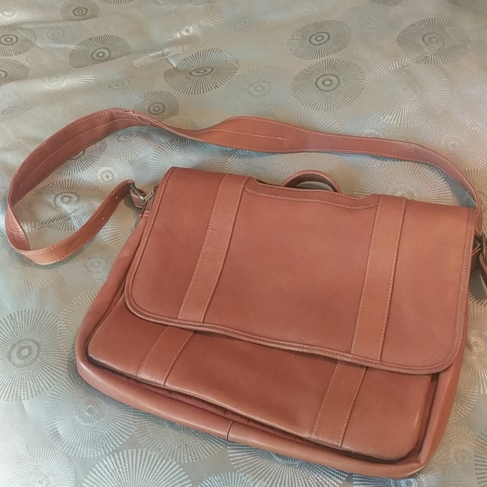 Classic genuine leather briefcase
